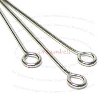 100x Brass eye pins 24ga 1″ 24 Gauge