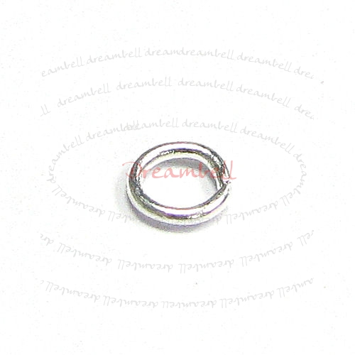 200x Silver plated Metal Open Jump Rings Bead 21ga 4mm