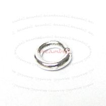 100x Silver Plated on Metal Open Jump Rings Bead 19ga 4mm