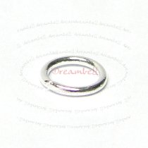 200x Silver plated Metal Open Jump Rings Bead 5mm