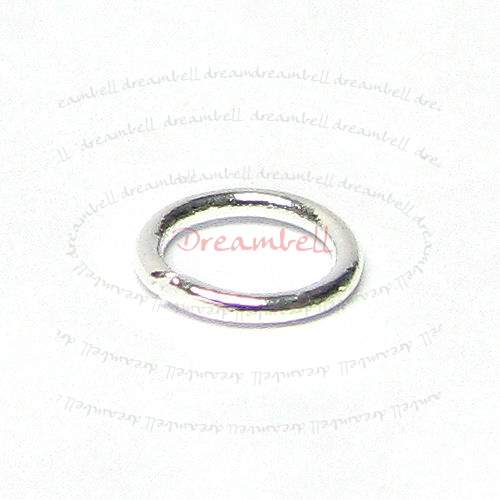 200x Silver plated Metal Open Jump Rings Bead 5mm