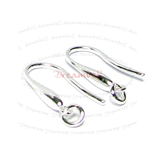 2x Sterling Silver Teardrop Earring Earwire French Hook