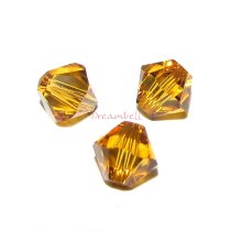 24 x Swarovski Elements Xilion Crystal 5328 Topaz 8mm