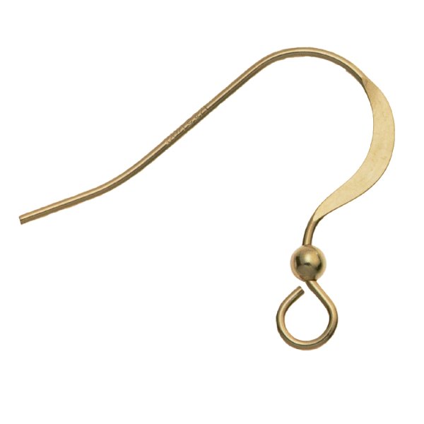 4 x 14K Gold Filled Ear wire earwires Ball French Hook