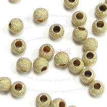 10x 14k Gold Filled Stardust BEAD Round 2.5mm