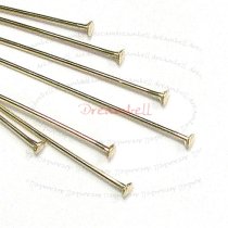 10x 14K Gold Filled Headpins Head pins 26ga 1″