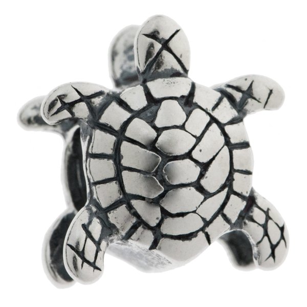 1x Sterling silver Turtle Bead for European Charm Bracelets