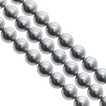 50x Swarovski Crystal Pearls 5810 Round Light Grey 6mm