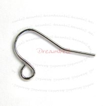 50x Rhodium Metal French Hook earwires Ear Wire