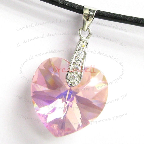 Rhodium plated STERLING SILVER CZ Bail Pinch In Pendant Clasp Connector Slide