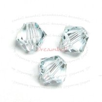 24x Swarovski Elements Xilion Crystal 5328 Light Azore 4mm