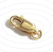 1X 14k gold filled LOBSTER CLASP BEAD OPEN JUMP RING 8mm